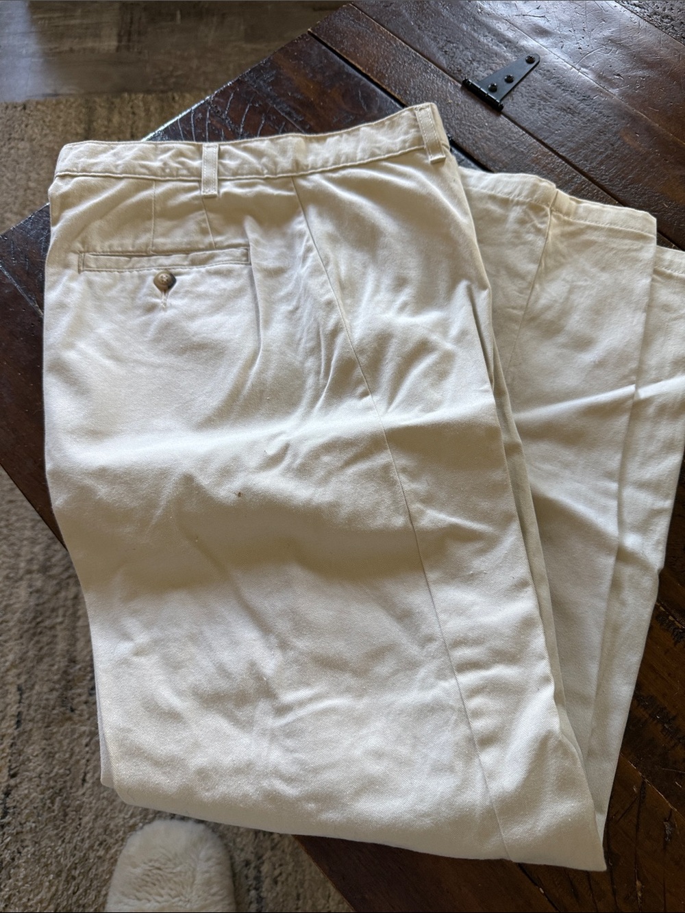 Classic women’s Cream Chinos - Tailored Casual Pants